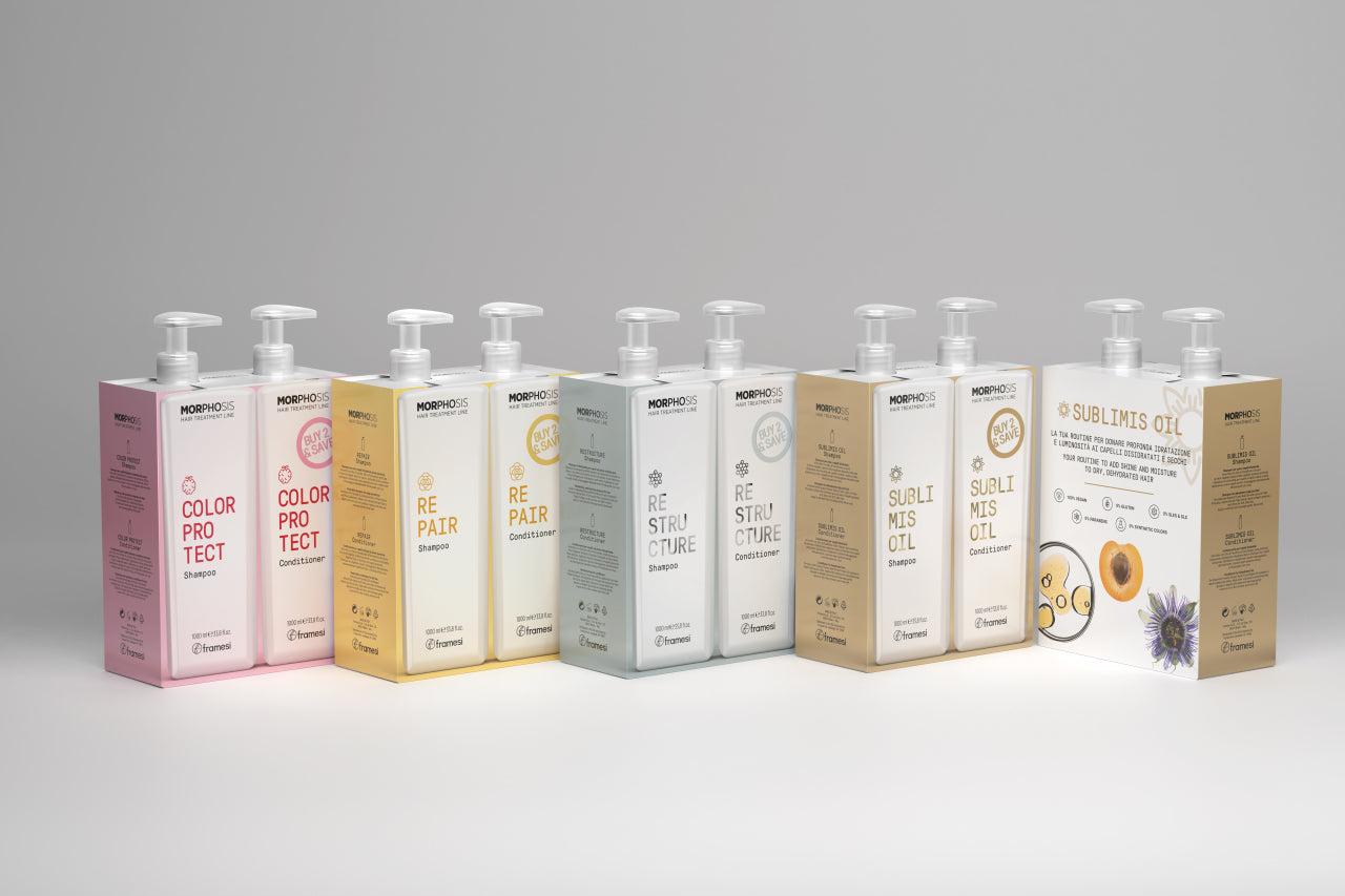 KIT DUO COLOR PROTECT - SAMPON + BALSAM - 1000ML - FRAMESI