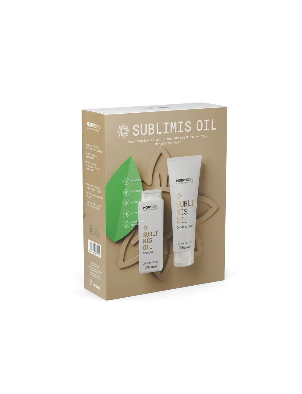 SET SUBLIMISS OIL PENTRU PAR DEGRADAT SI STRALUCITOR - 250ML - FRAMESI