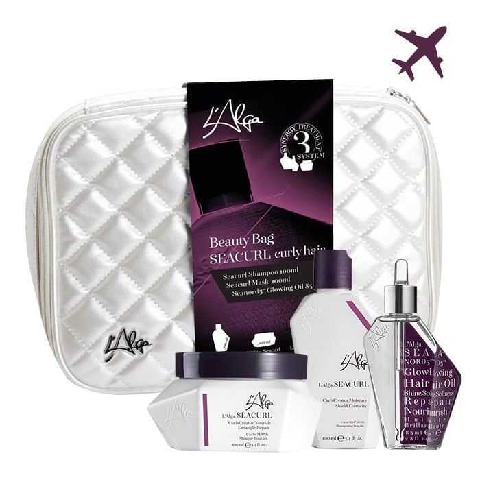 Geanta de Lux Seacurl - Set De Lux format din 3 produse pentru păr creț
