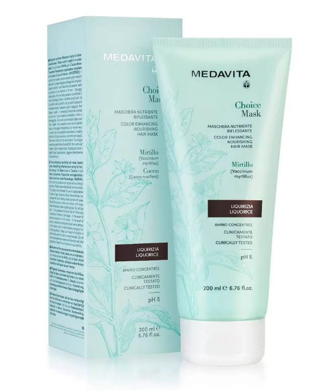 Mască de Păr Colorantă Liquorice (lemn dulce) 200ml