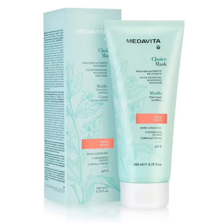 Mască de păr colorantă Peach (Piersică)