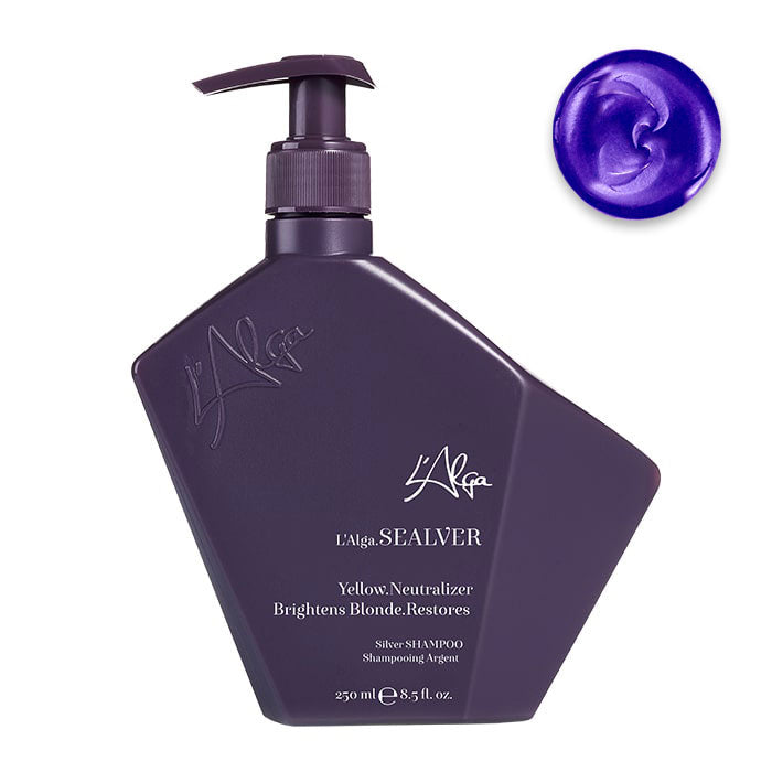 ȘAMPON CU PIGMENT RECE PENTRU NETRALIZAREA REFLEXELOR CALDE - SEALVER - 250 ML