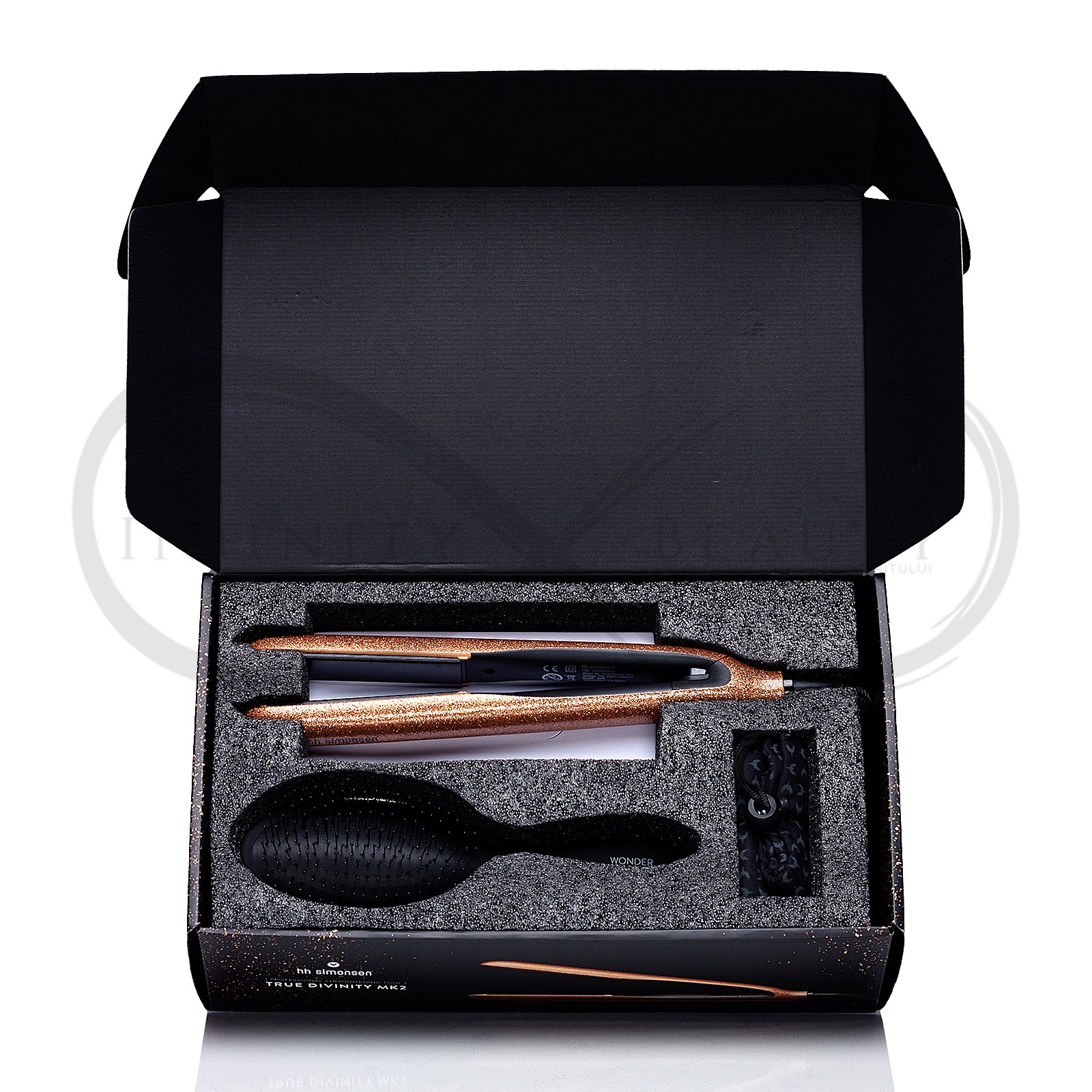 Placa pentru indreptat parul TRUE DIVINITY MK2 ORANGE SAPHIRE