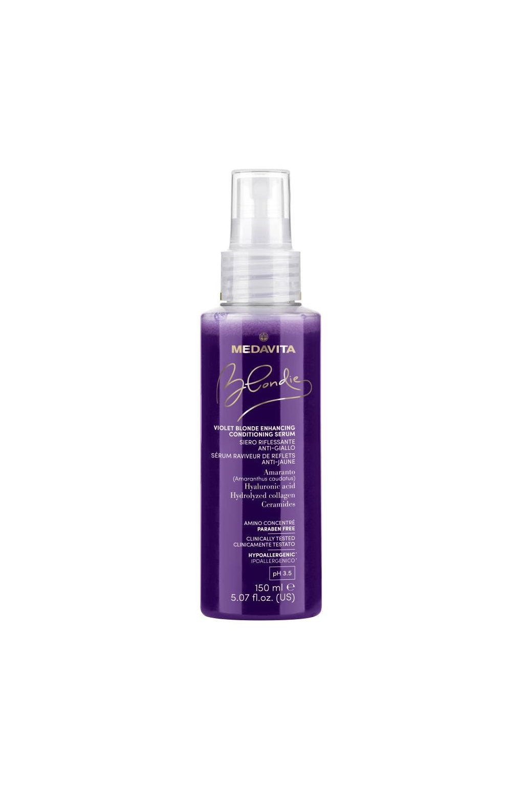 Violet Blonde Conditioning Serum, Medavita 150ml