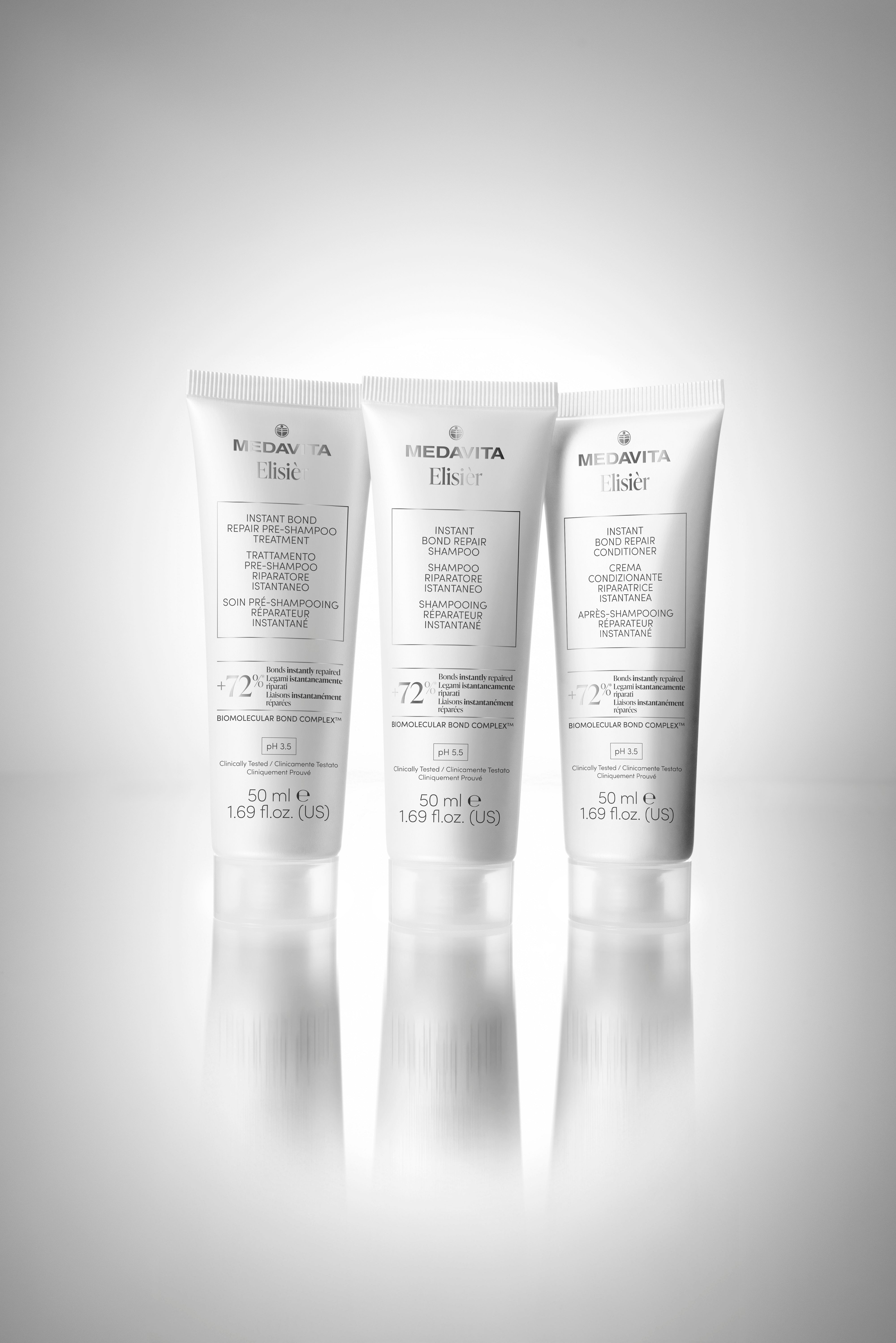 PreSampon Sampon Conditioner Tratament Elisier Instant Bond Repair Medavita Home
