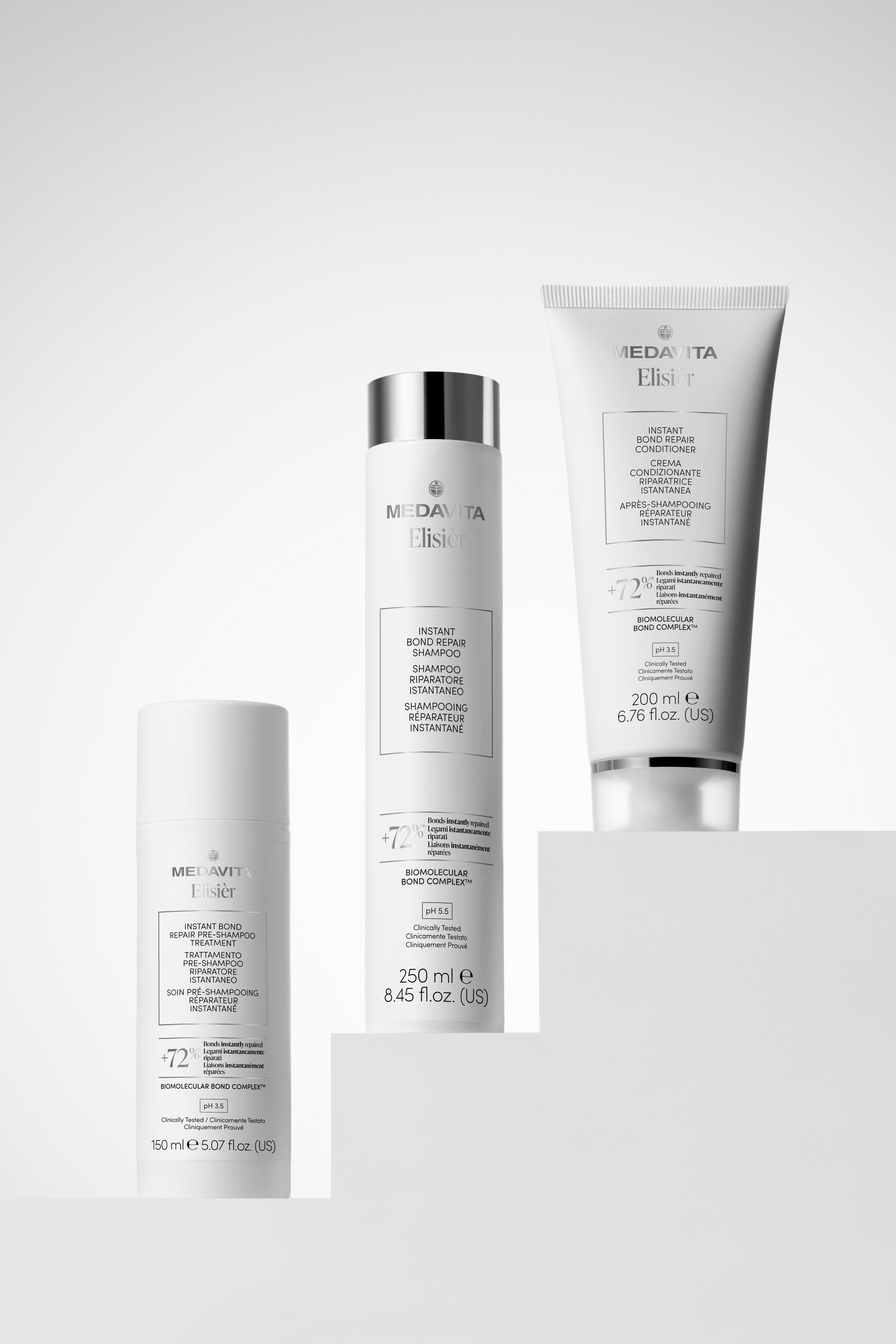 PreSampon Sampon Conditioner Tratament Elisier Instant Bond Repair Medavita Home