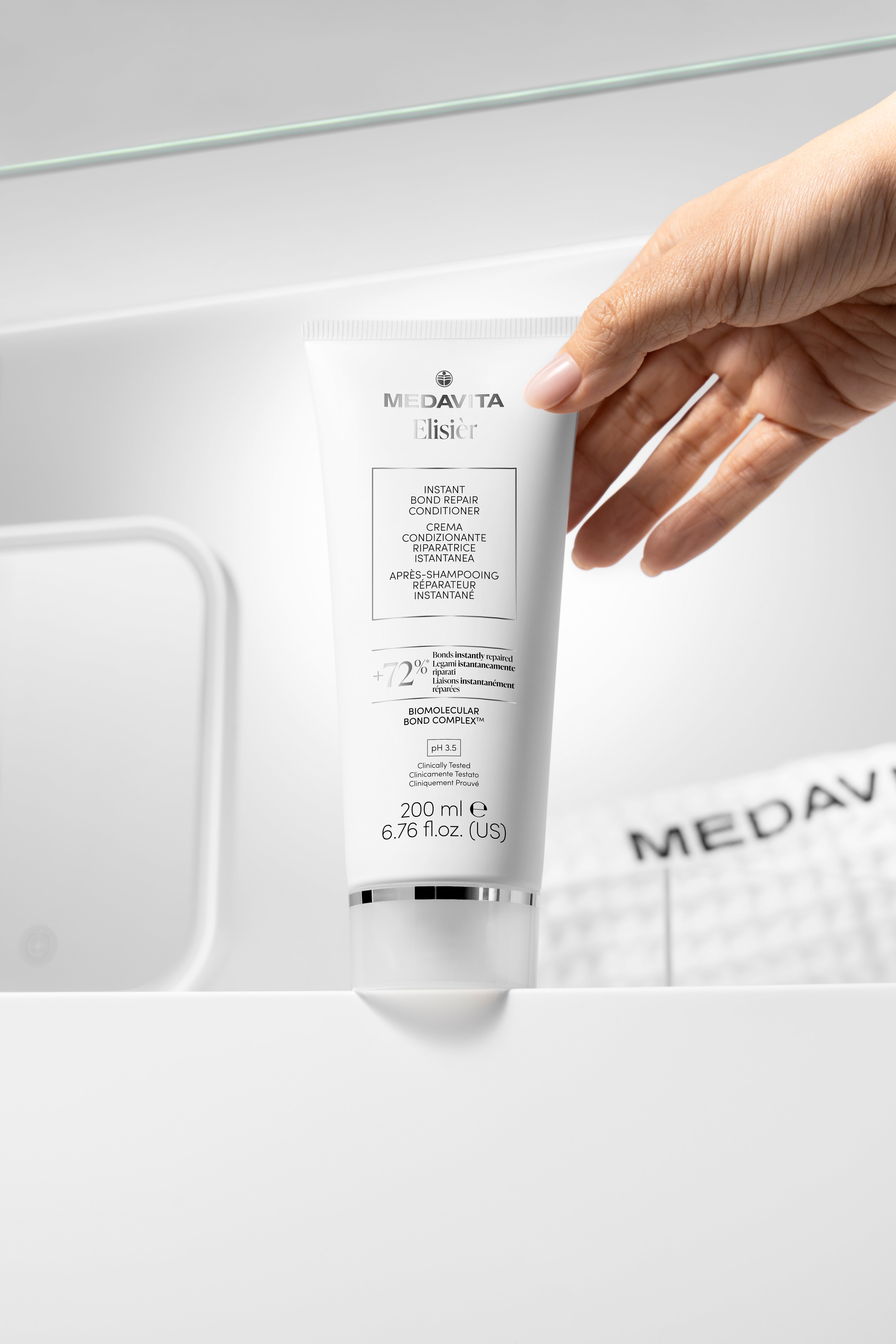 Conditioner Elisier Instant Bond Repair Medavita Tratament Hom