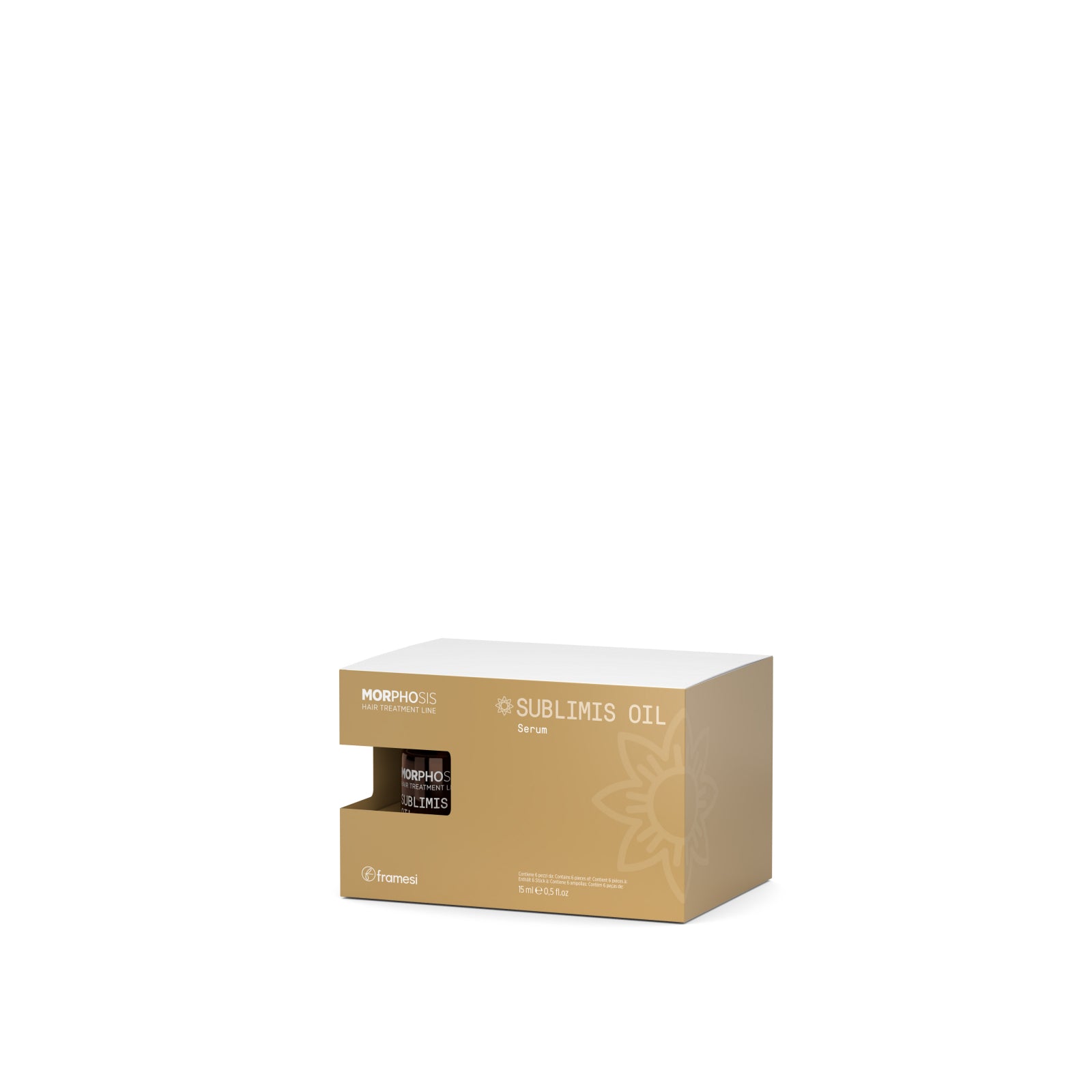 Framesi - fiole pentru stralucire si hidratare - Sublimis Oil Serum