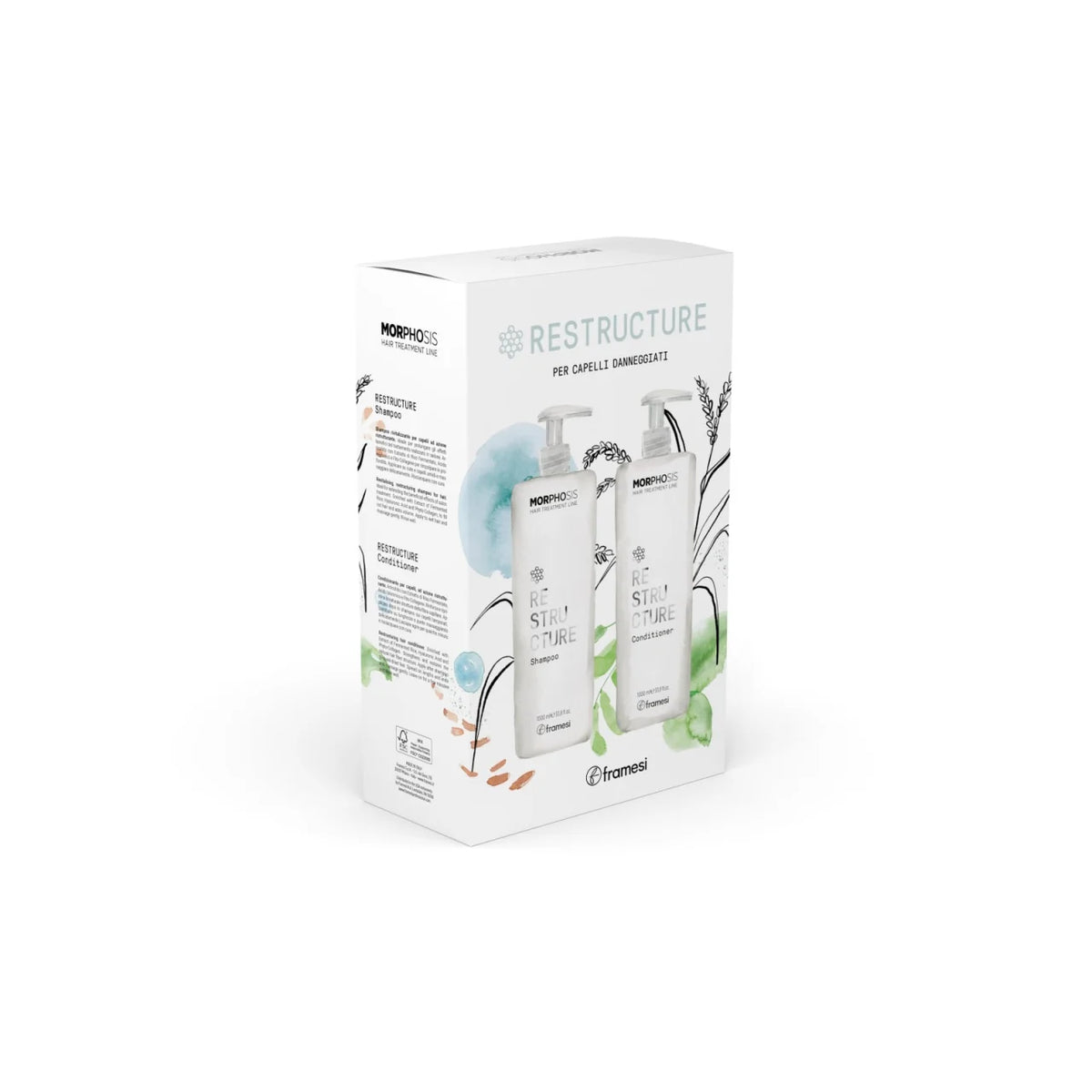 Framesi For-Me 128 Thermal Protect Spray 200ml – termoprotectie zilnica cu alge Wakame, pantenol si filtre UV impotriva caldurii, poluarii si decolorarii parului.
