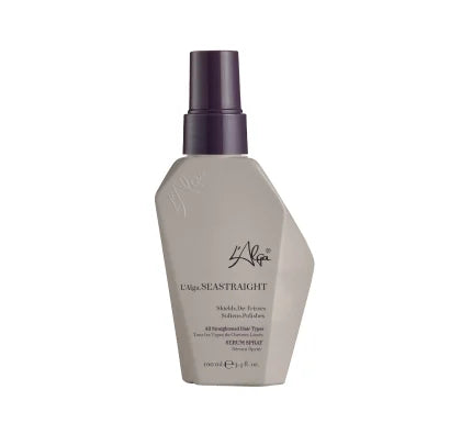 L'alga Seastraight Ser Spray Leave-in cu acid hialuronic si AlgaNord5 pentru par drept si indreptat. Antifrizz, protectie termica, stralucire si hidratare. 100ml.
