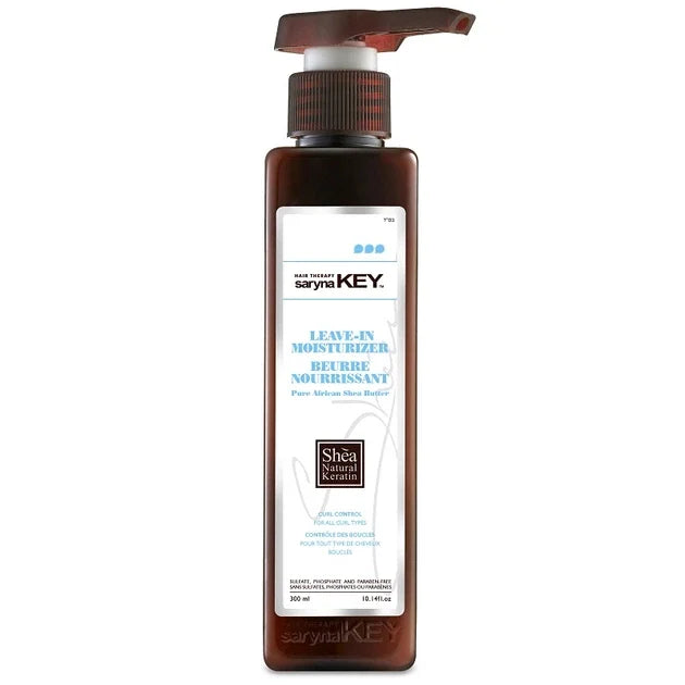 Saryna Key Curl Control Leave-in Moisturizer cu unt de shea african si keratina pentru par cret si ondulat. Bucle definite, elastice si stralucitoare. 300ml.
