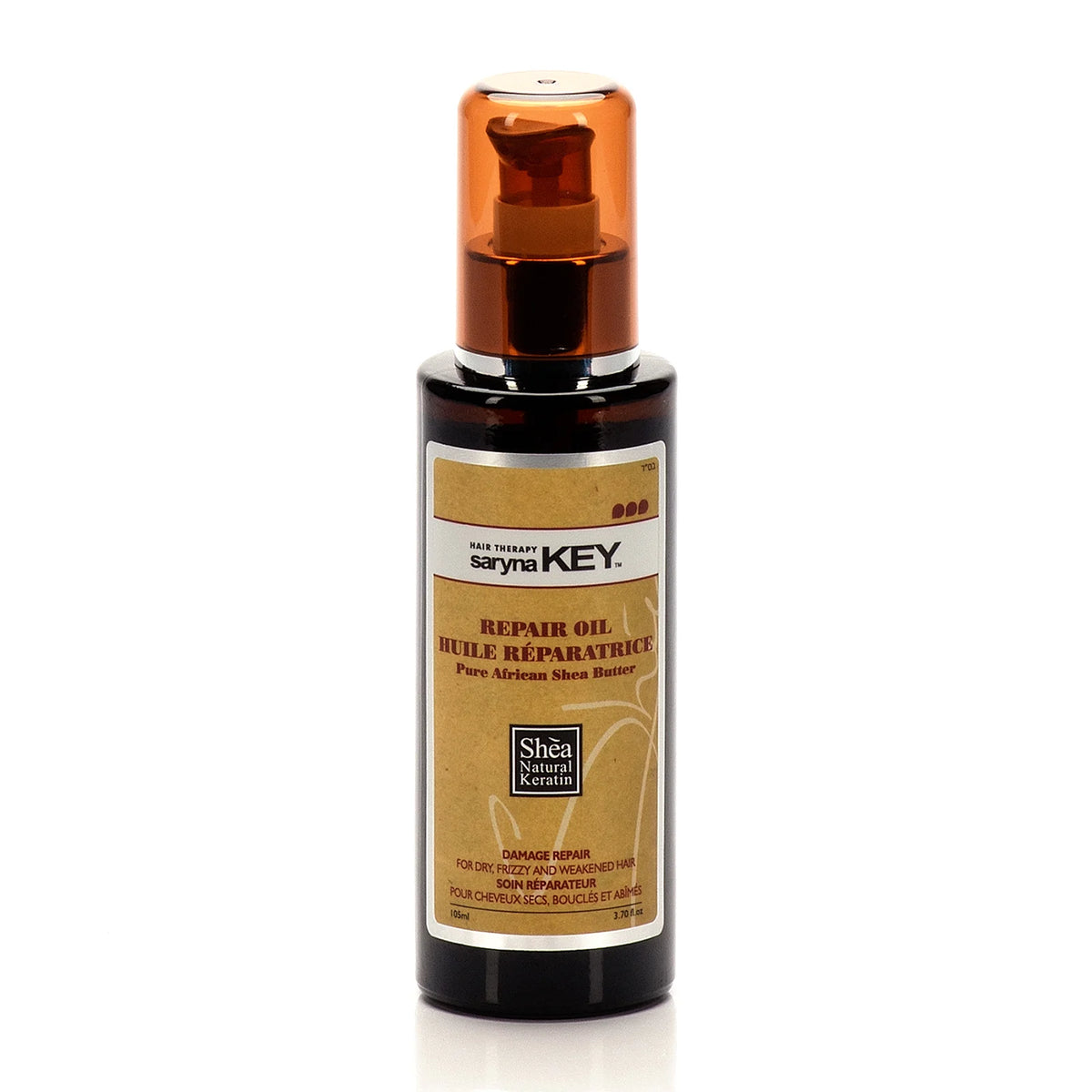 Saryna Key Damage Repair Repair Oil – ulei reparator cu unt de shea african si keratina naturala pentru par uscat, deteriorat si cret. 50ml si 105ml.
