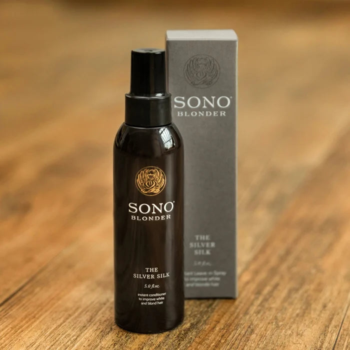 Sono Blonder The Silver Silk Leave-in 150ml – masca cu pigment rece pentru par blond, alb si decolorat. Neutralizeaza galbenul, descurca instant si hidrateaza. 150ml.
