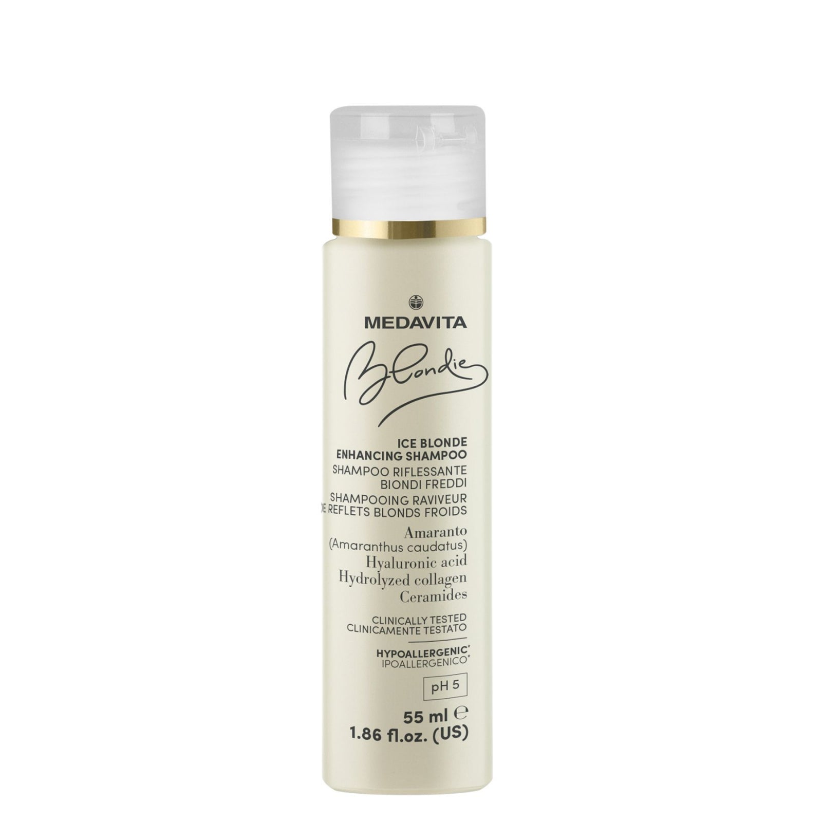 ȘAMPON PENTRU AMPLIFICAREA CULORII IDEAL PENTRU NUANȚELE DE BLOND RECI.