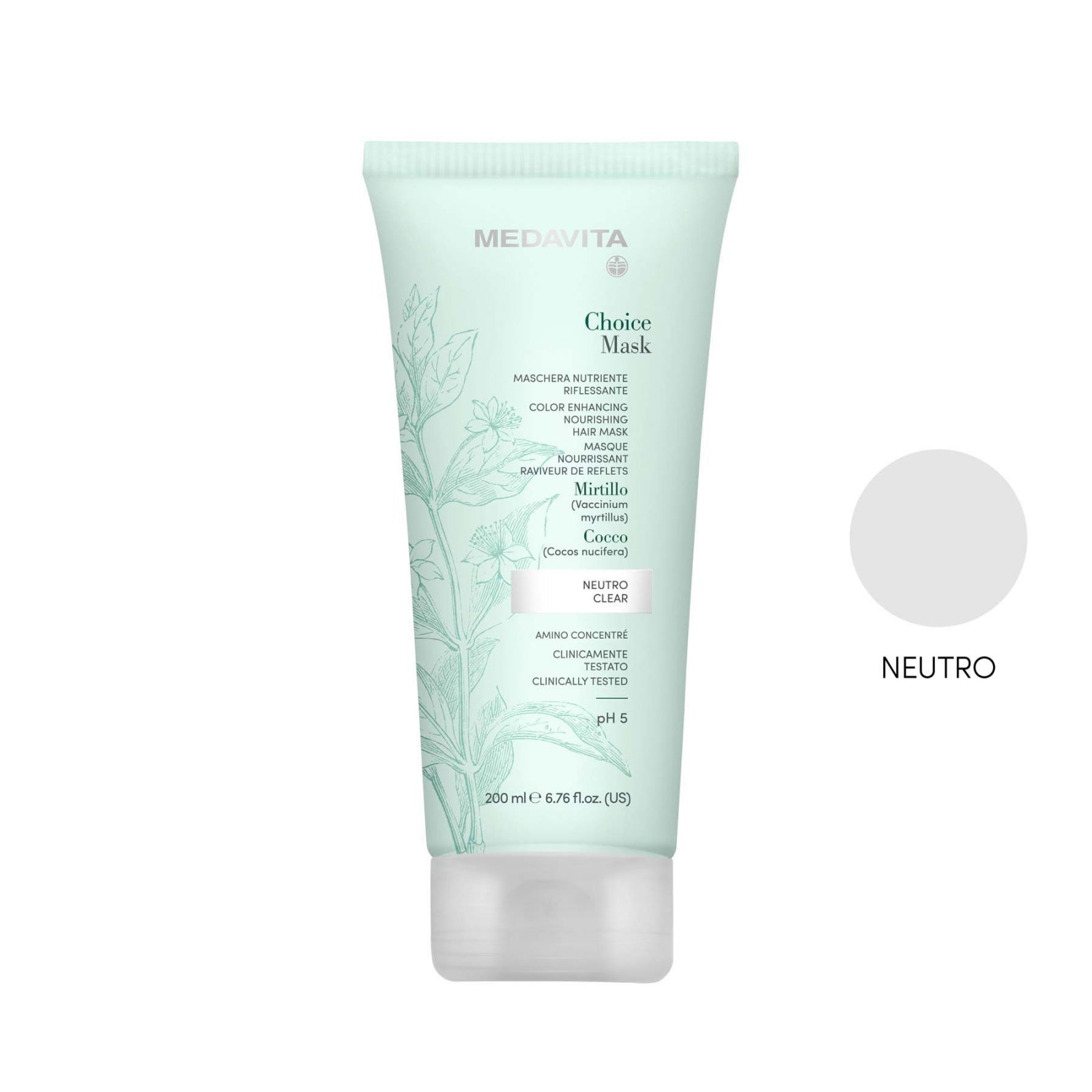Mască de Păr Colorantă Neutro (Clear) 200ml