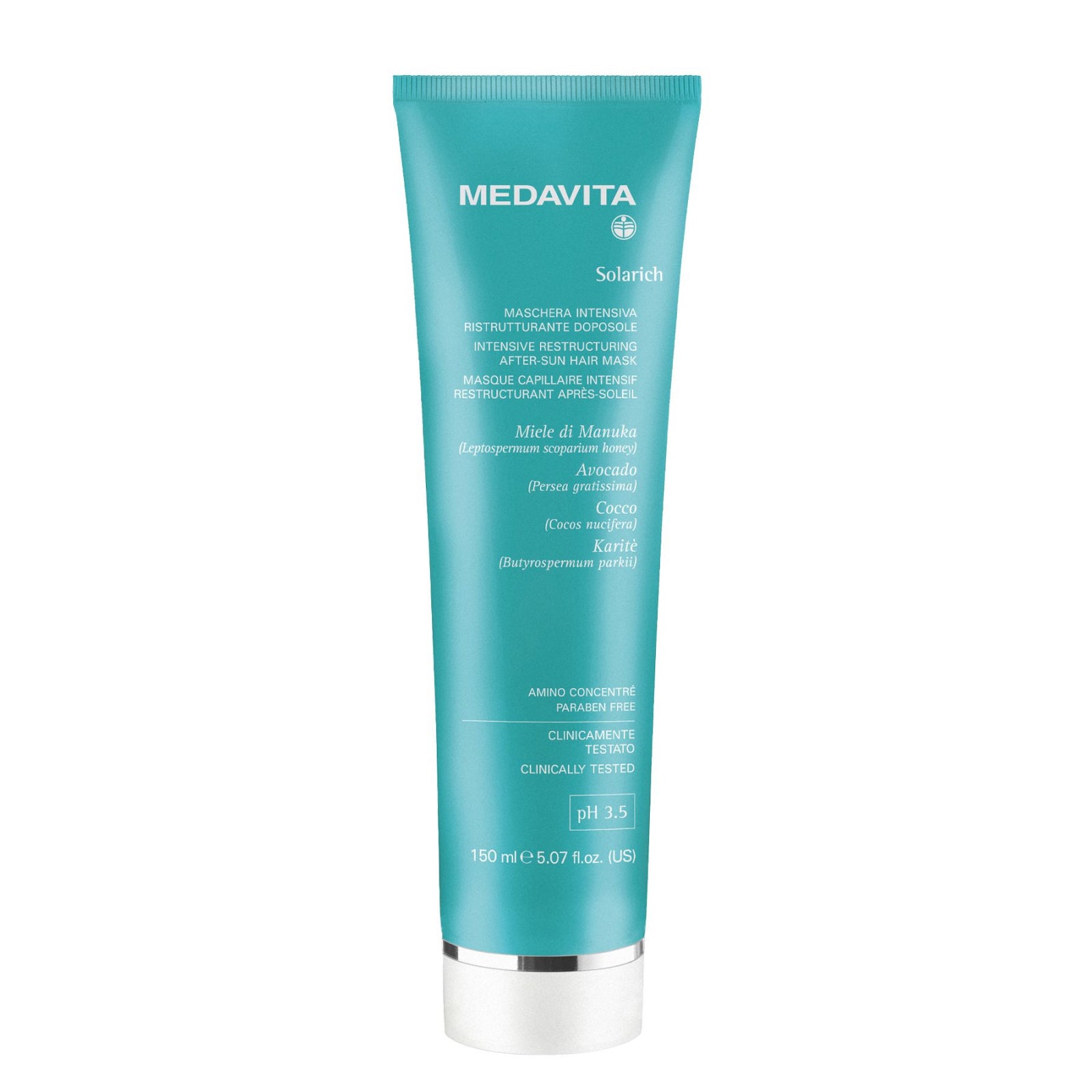 Mască intensivă de restructurare după plajă, Solarich 150ml