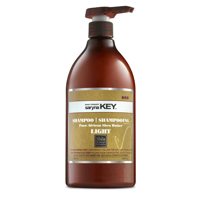 Șampon de păr light cu unt de Shea de la SARYNA KEY