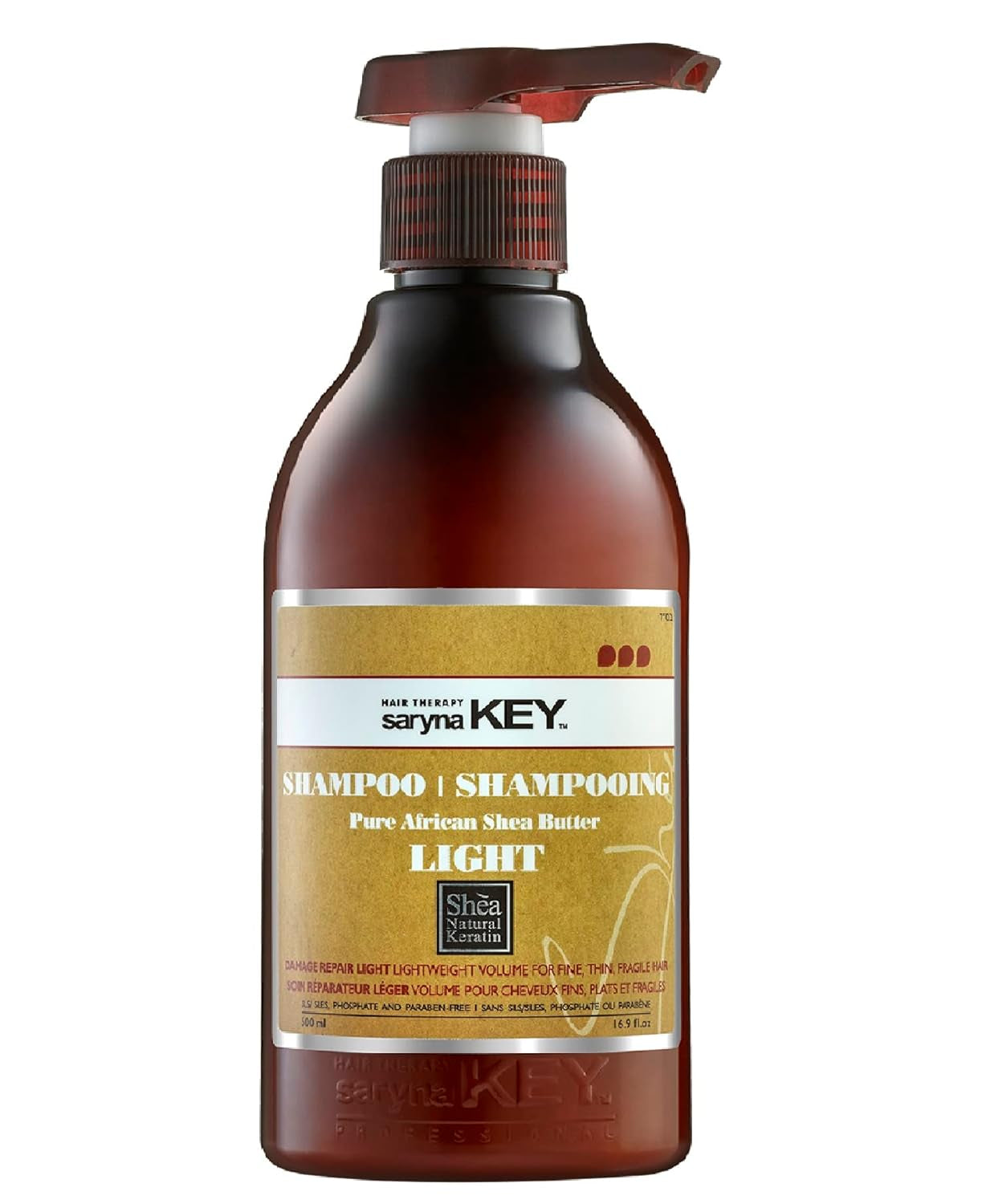Șampon de păr light cu unt de Shea de la SARYNA KEY