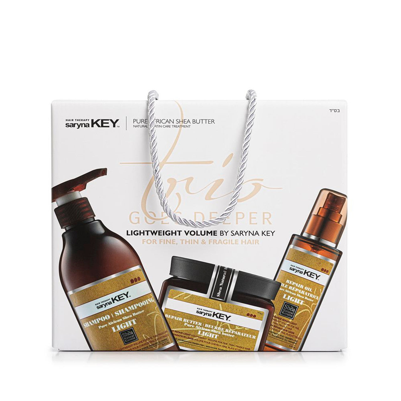 Set TRIO GOES DEEPER DAMAGE LIGHT 500ML+500ML+105ML