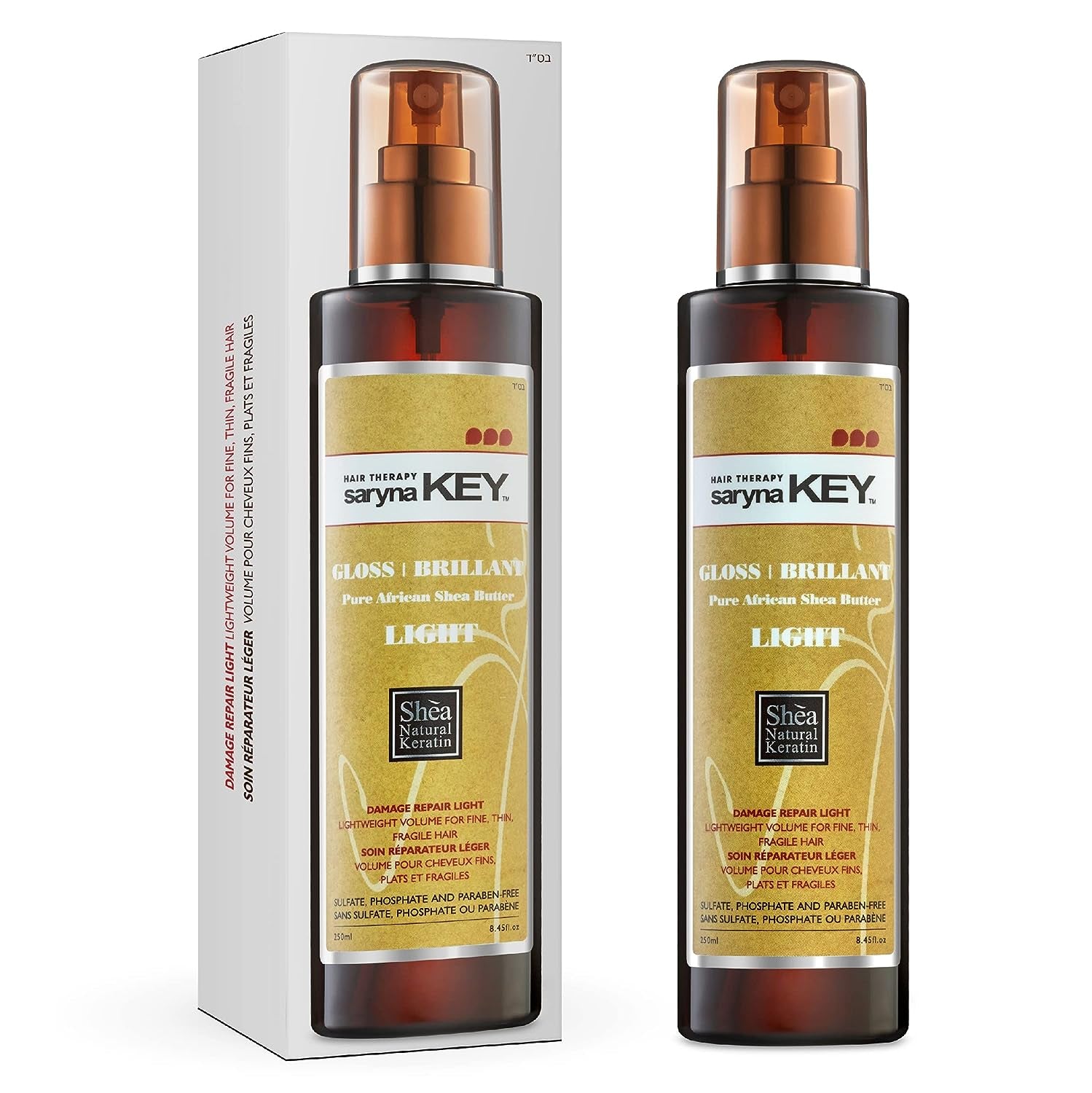 Spray Gloss Light cu unt de Shea 250ml
